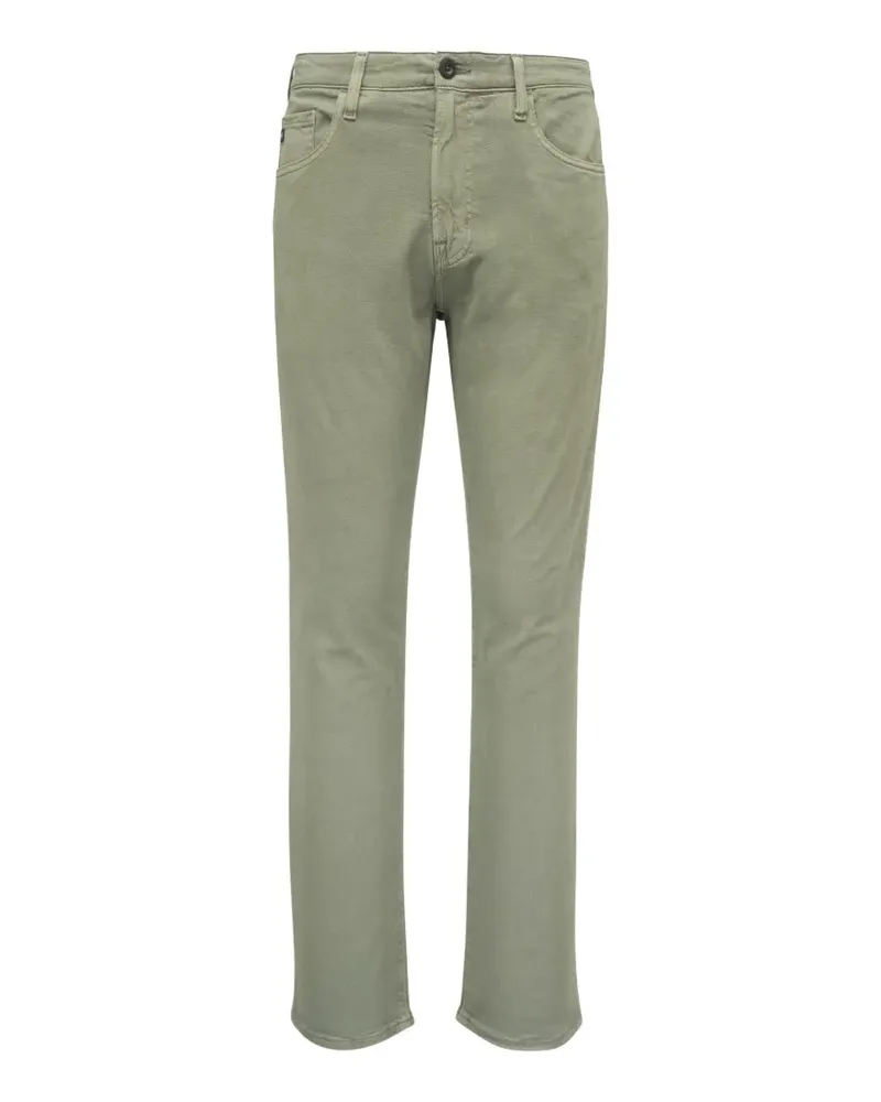 Adriano Goldschmied logo-patch trousers - Grün Grün