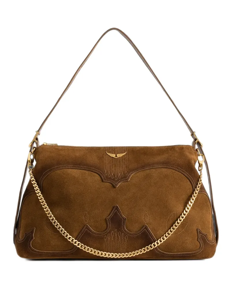 Zadig & Voltaire Jim Western Used-Tasche - Braun Braun