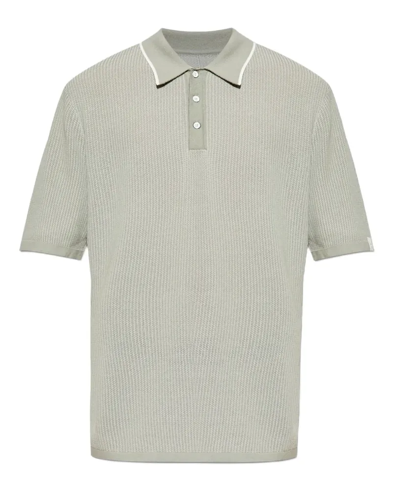 Rag & Bone Poloshirt aus Jersey - Grau Grau