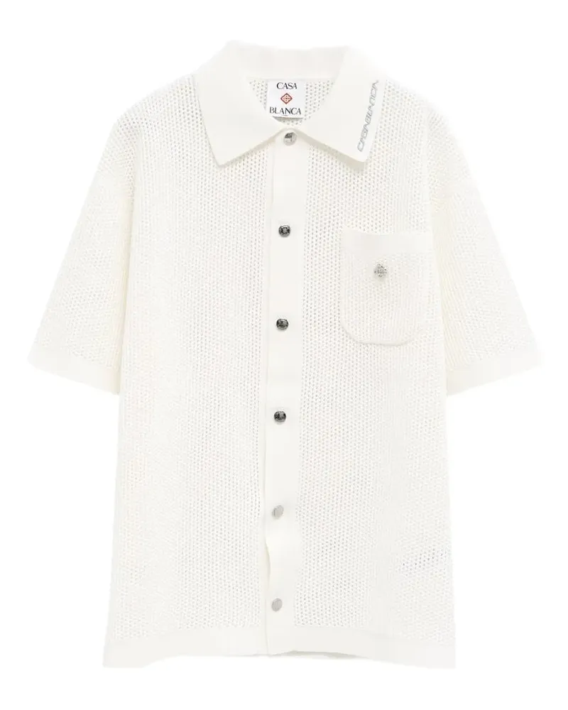 Casablanca Paris Gestricktes Hemd - Nude Nude