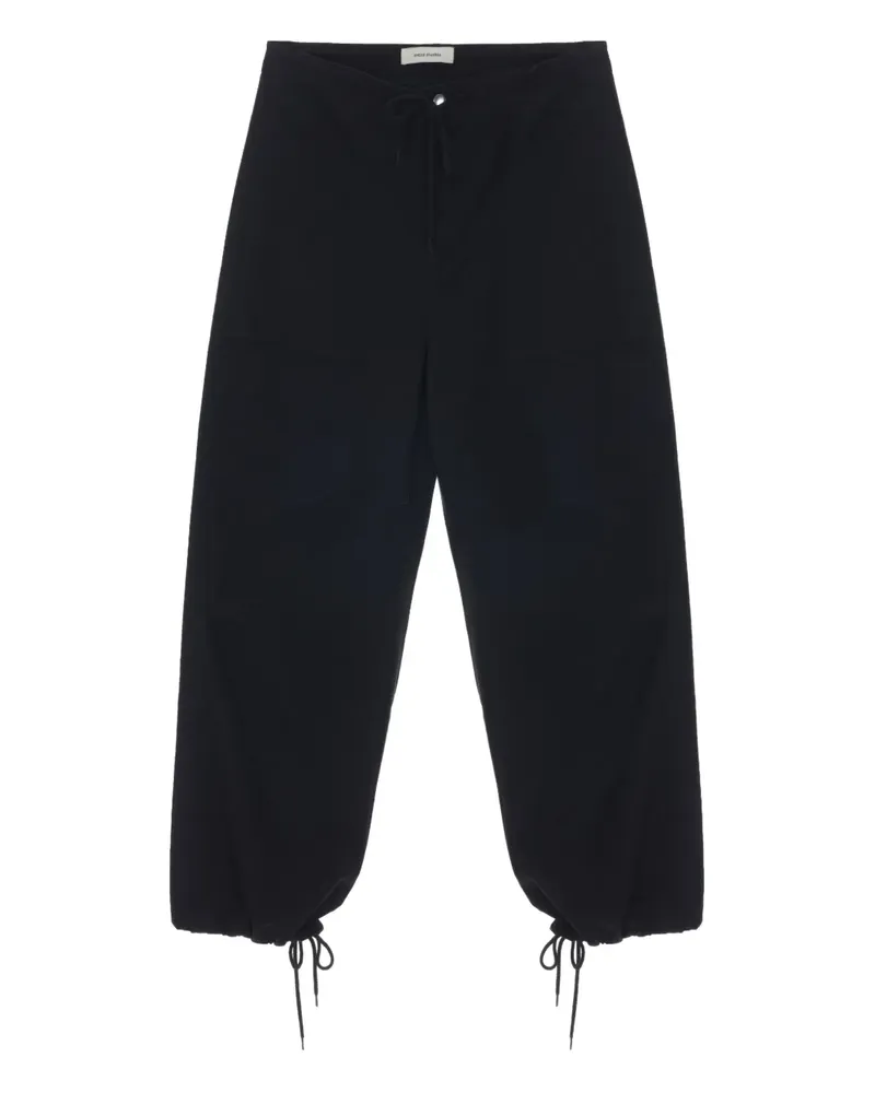 Entire Studios Cargohose mit Kordelzug - Schwarz Schwarz