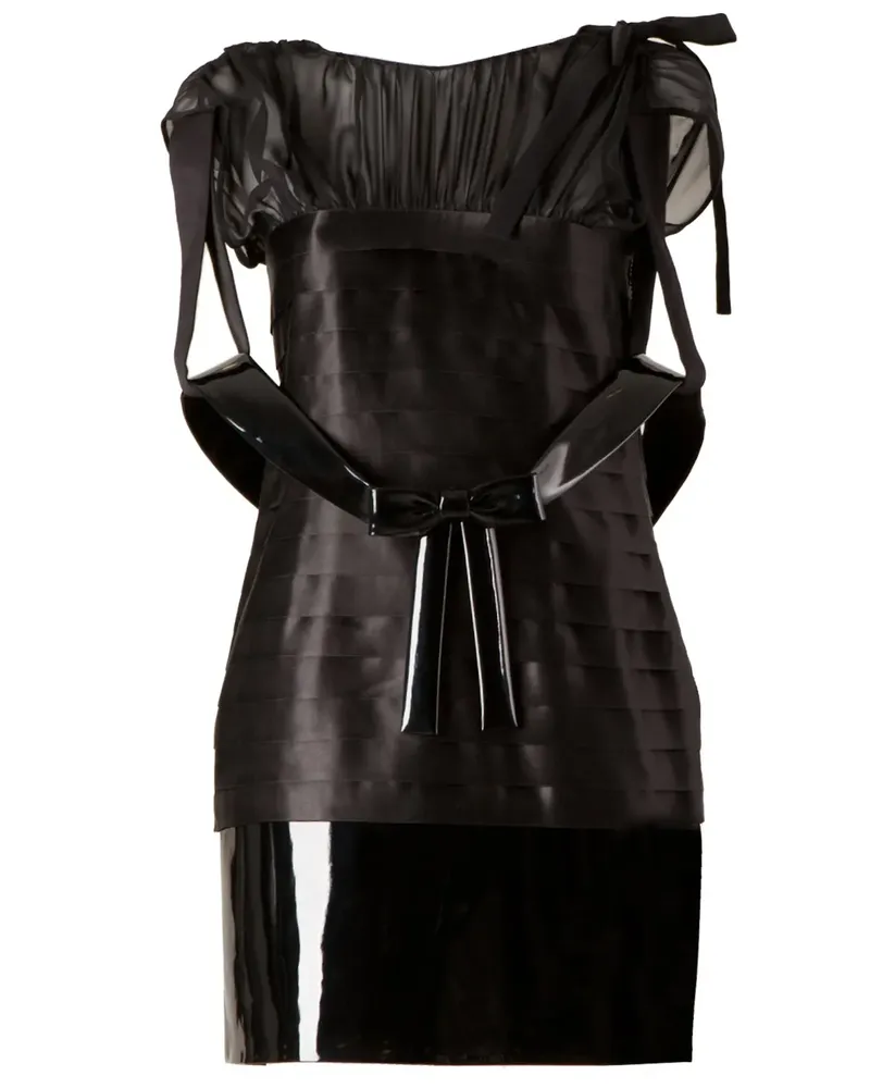 Undercover oversized dres - Schwarz Schwarz
