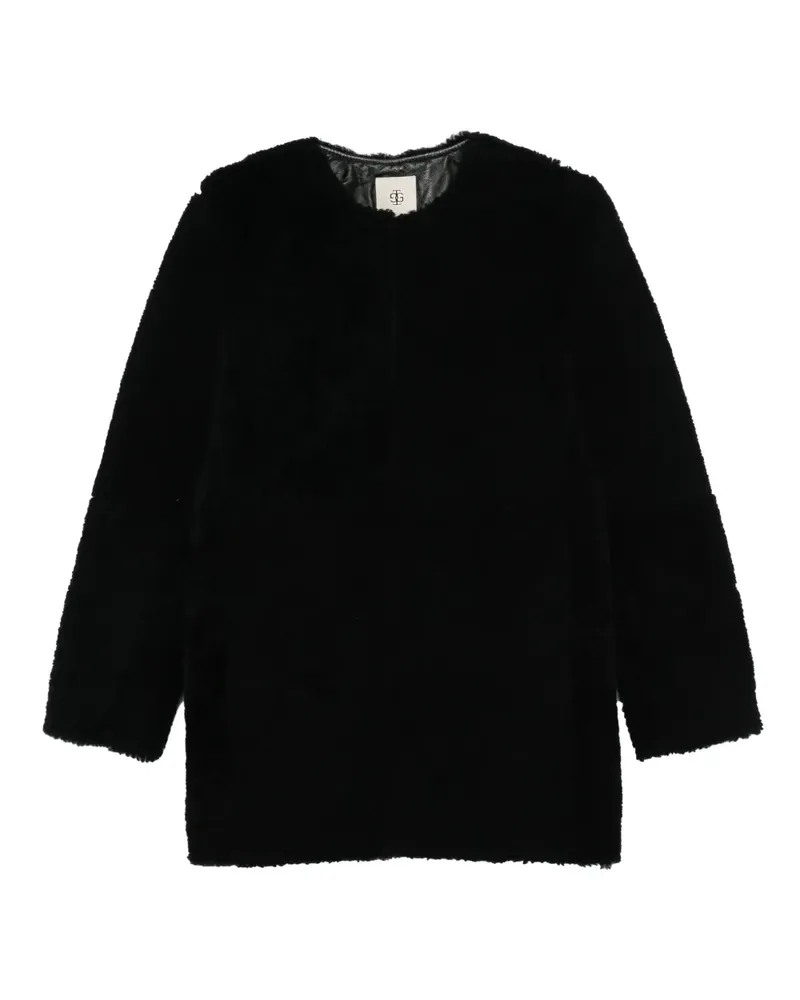 The Garment Jacke aus Faux Shearling - Schwarz Schwarz