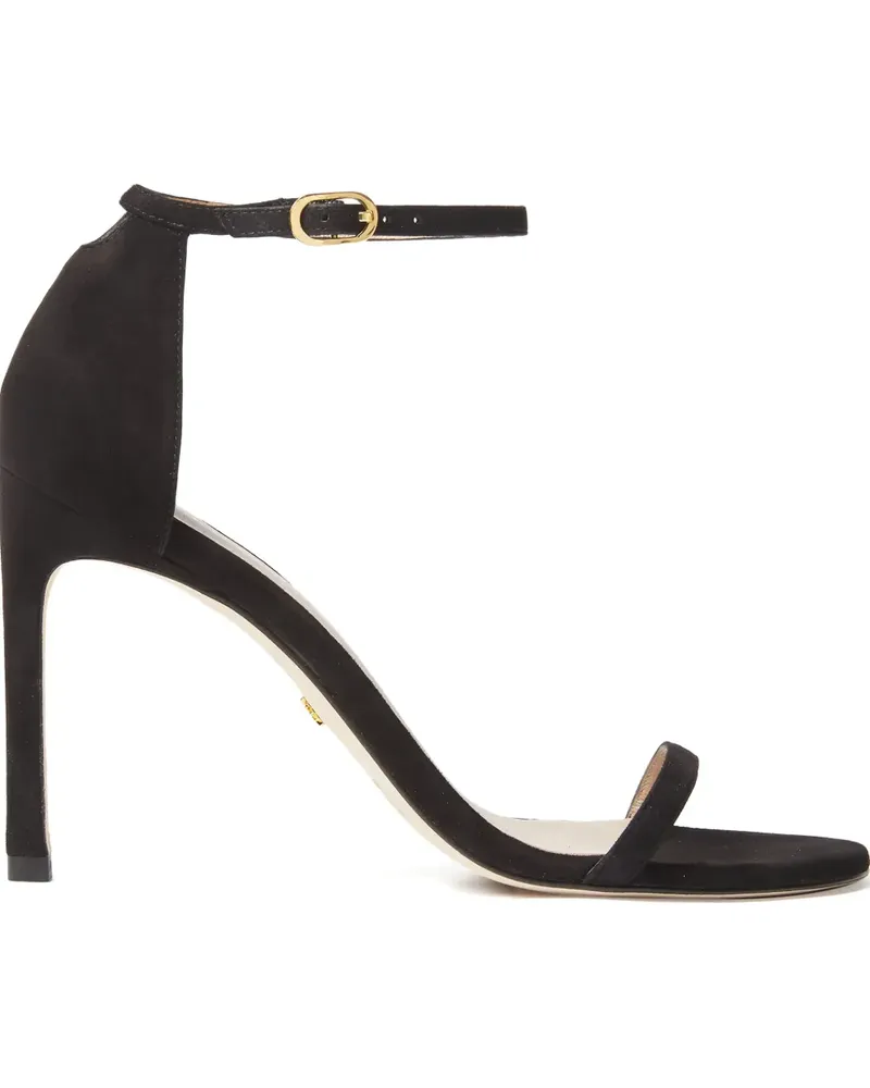 Stuart Weitzman 105mm Nudistsong double-strap sandals - Schwarz Schwarz
