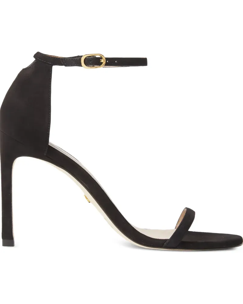 Stuart Weitzman 105mm Nudistsong double-strap sandals - Schwarz Schwarz