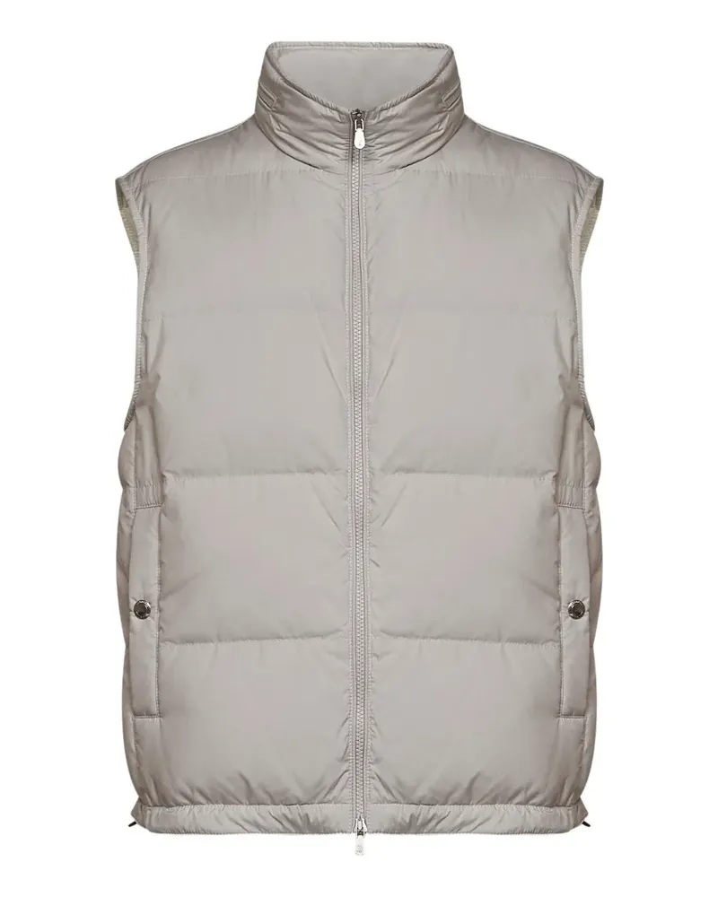 Brunello Cucinelli Gefütterte Weste - Grau Grau