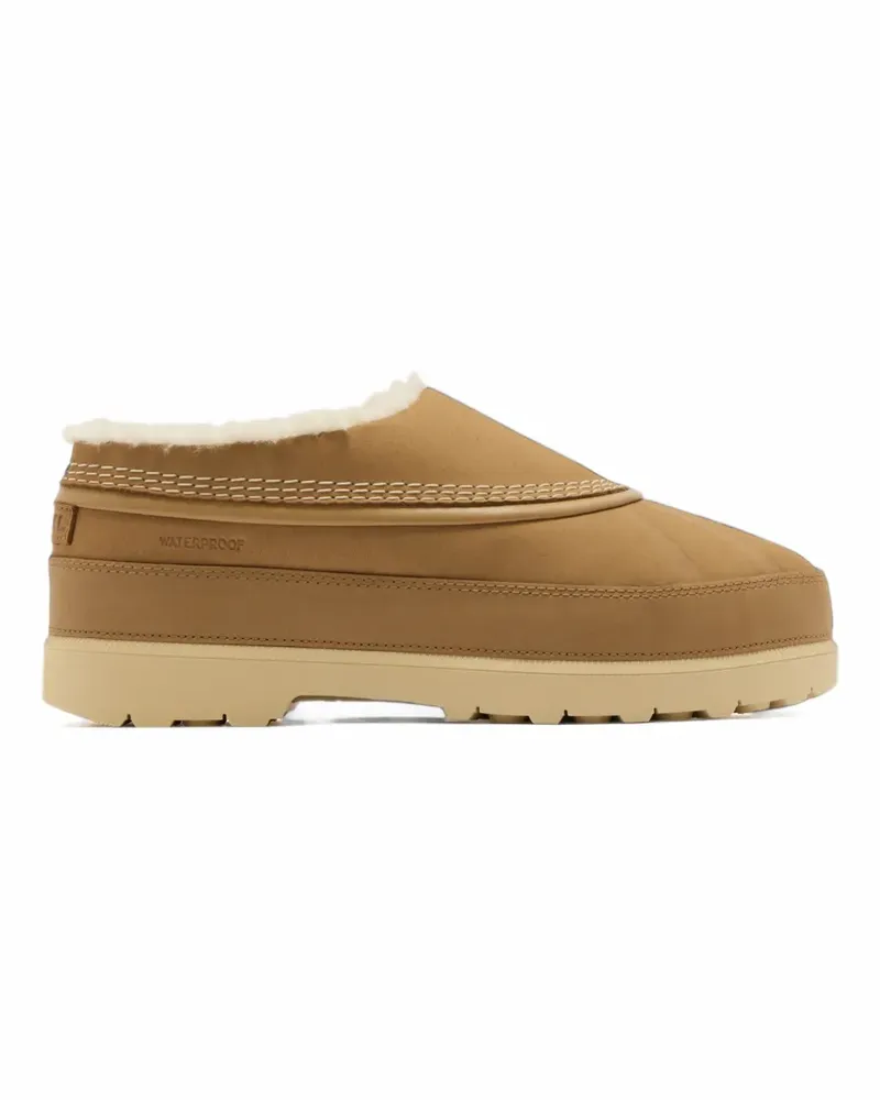 Sorel suede flat mules - Nude Nude