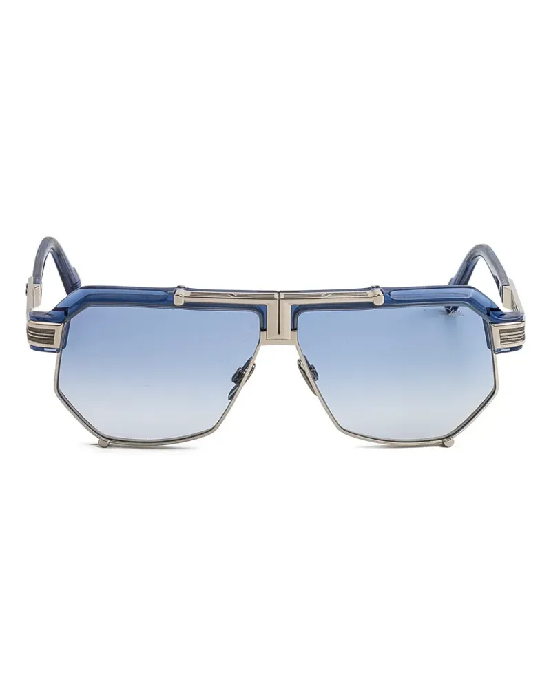 CAZAL Sonnenbrille mit geometrischem Gestell - Blau Blau