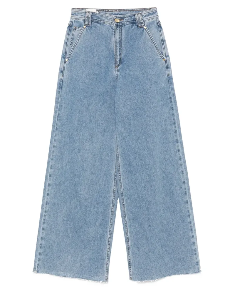 Aje. Ausgefranste Holland Jeans - Blau Blau