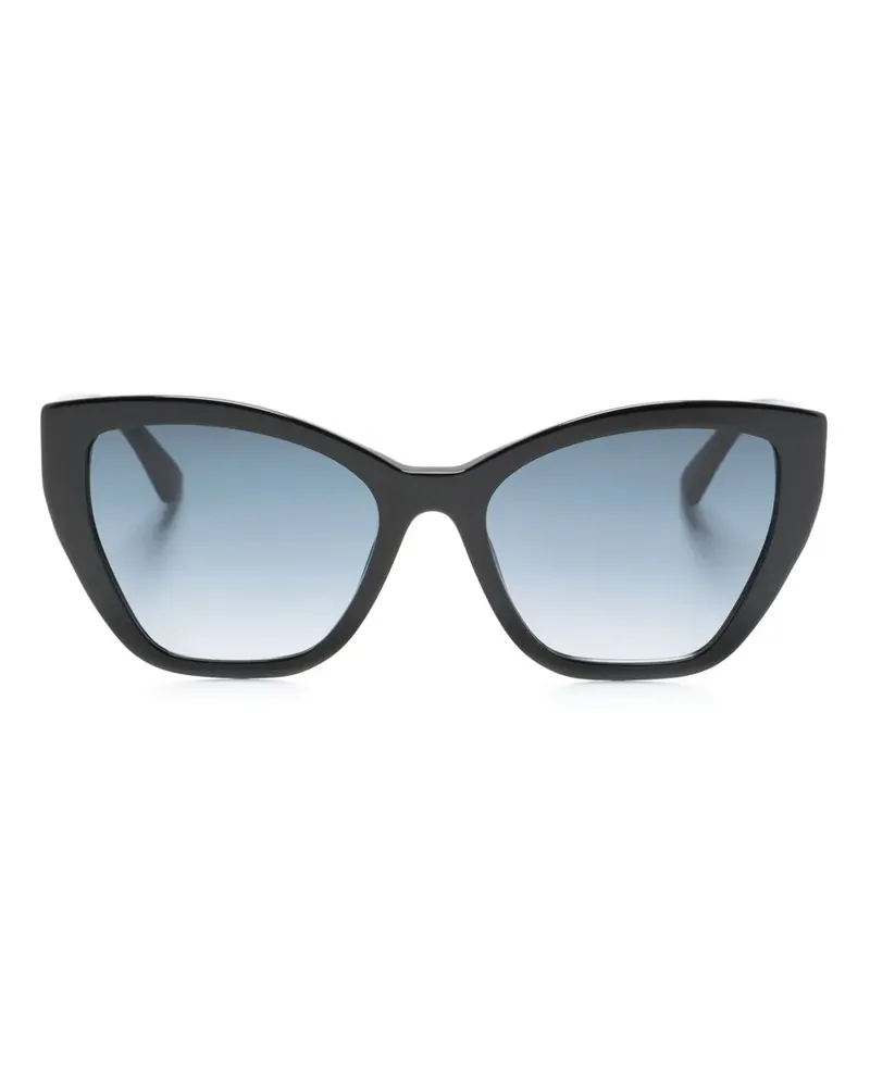 Moschino Sonnenbrille mit Cat-Eye-Gestell - Schwarz Schwarz