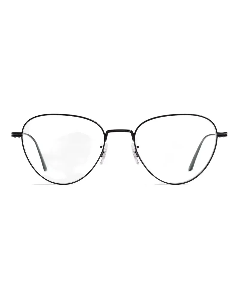 KHAITE Brille mit ovalem Gestell - Schwarz Schwarz