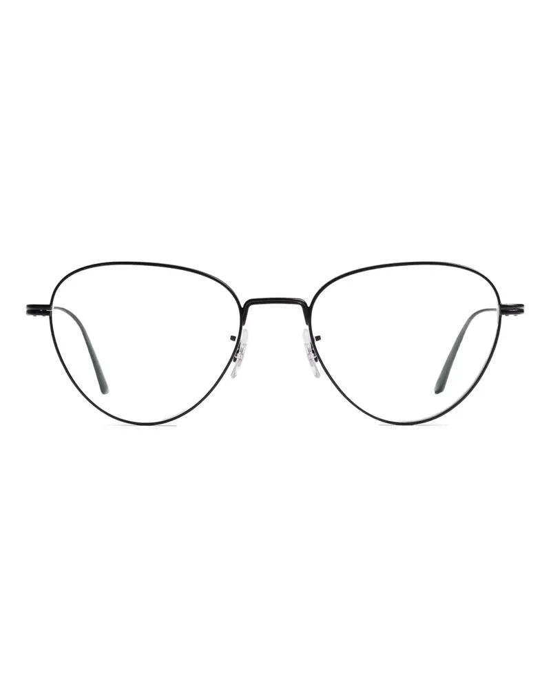 KHAITE Brille mit ovalem Gestell - Schwarz Schwarz