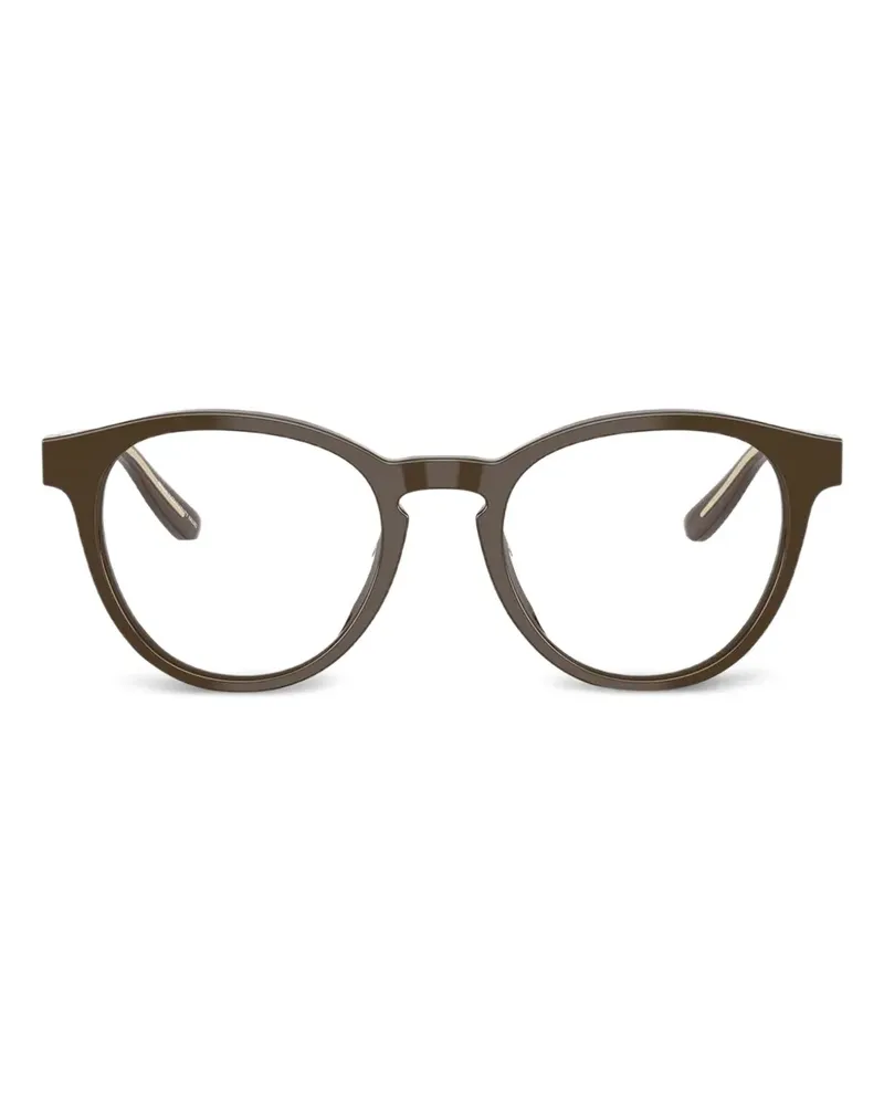 Giorgio Armani Brille mit rundem Gestell - Braun Braun