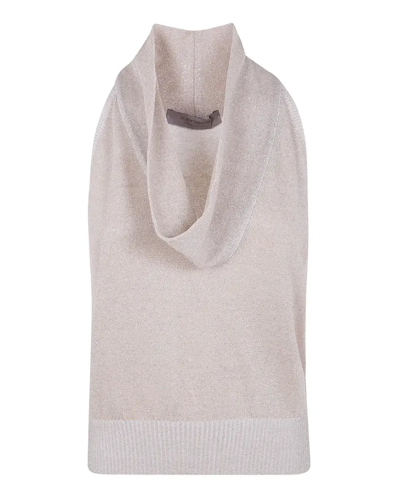 D.EXTERIOR cowl-neck top - Nude Nude