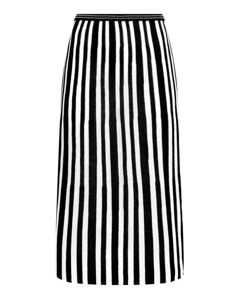 Proenza Schouler Isley ribbed-knit midi skirt - Schwarz Schwarz