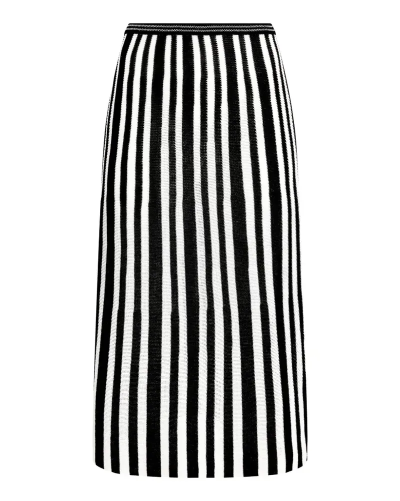 Proenza Schouler Isley ribbed-knit midi skirt - Schwarz Schwarz