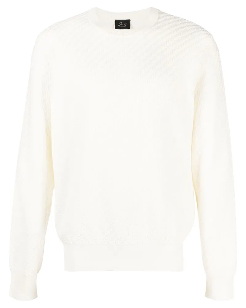 Brioni Pullover mit Rundhalsausschnitt - Nude Nude