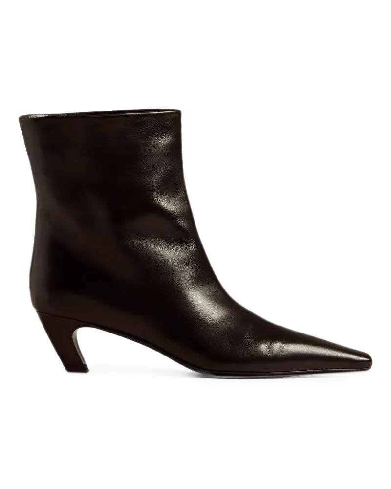 KHAITE Eckige Stiefeletten - Schwarz Schwarz