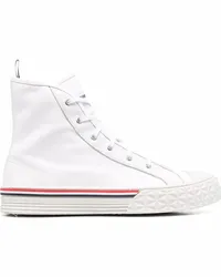 Thom Browne High-Top-Sneakers aus Leder Weiß