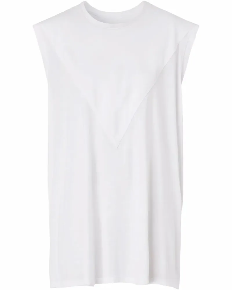 Burberry Top mit Einsatz - Weiß Weiß