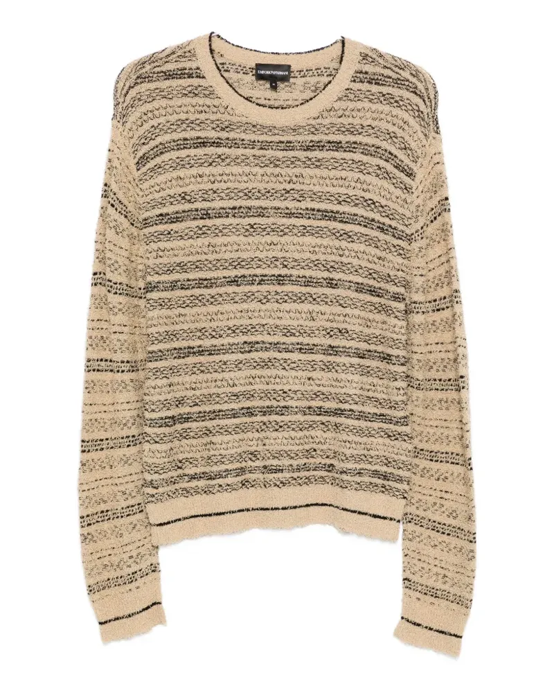 Emporio Armani striped sweater - Nude Nude