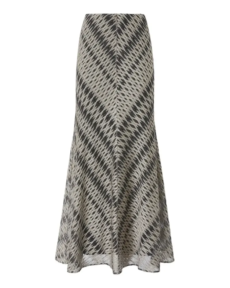 Missoni Maxirock mit 3D-Rautenmuster - Nude Nude