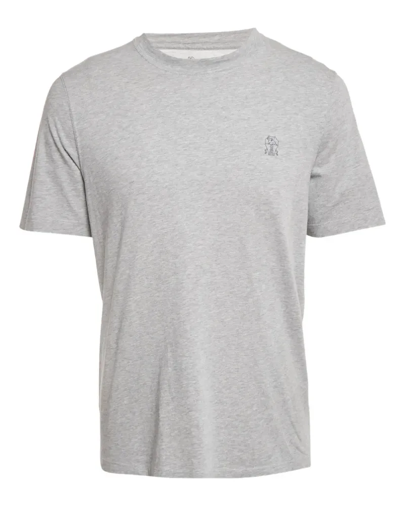 Brunello Cucinelli crew-neck T-shirt - Grau Grau