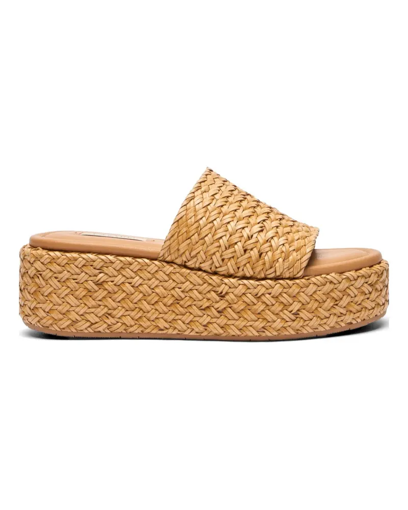 Casadei Suncity woven sandals - Nude Nude