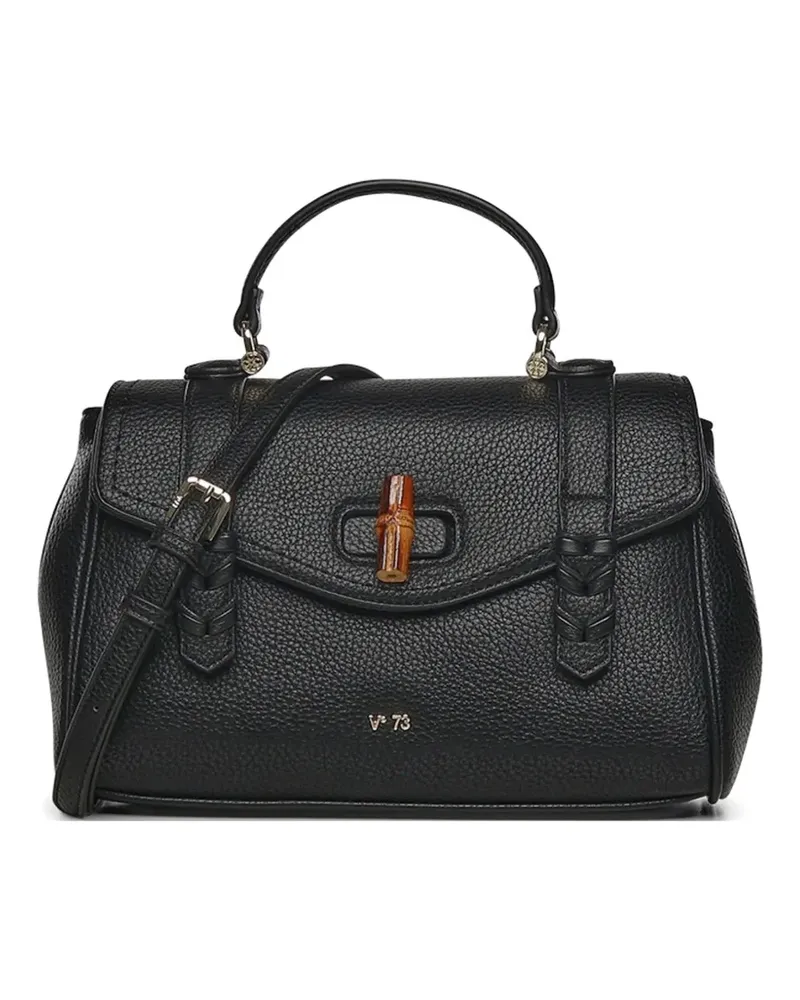 V°73 Beatrice Schultertasche - Schwarz Schwarz