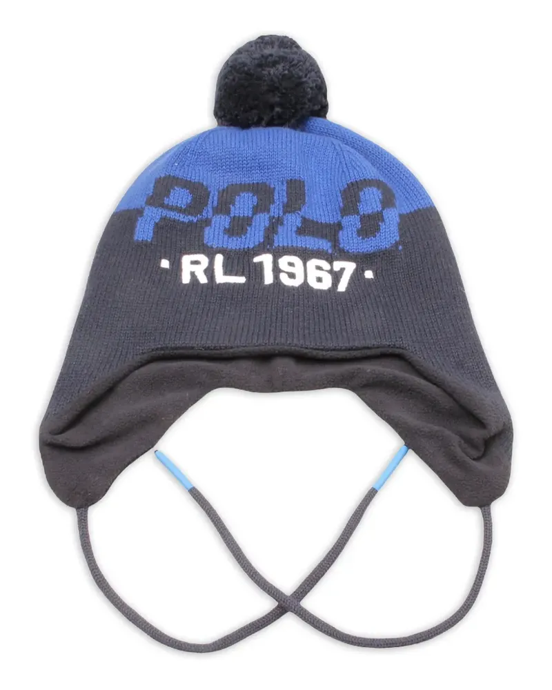 Ralph Lauren Beanie mit Ohrenklappen - Grau Grau