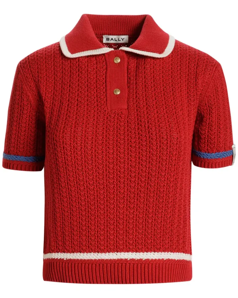 Bally Klassisches Poloshirt - Rot Rot