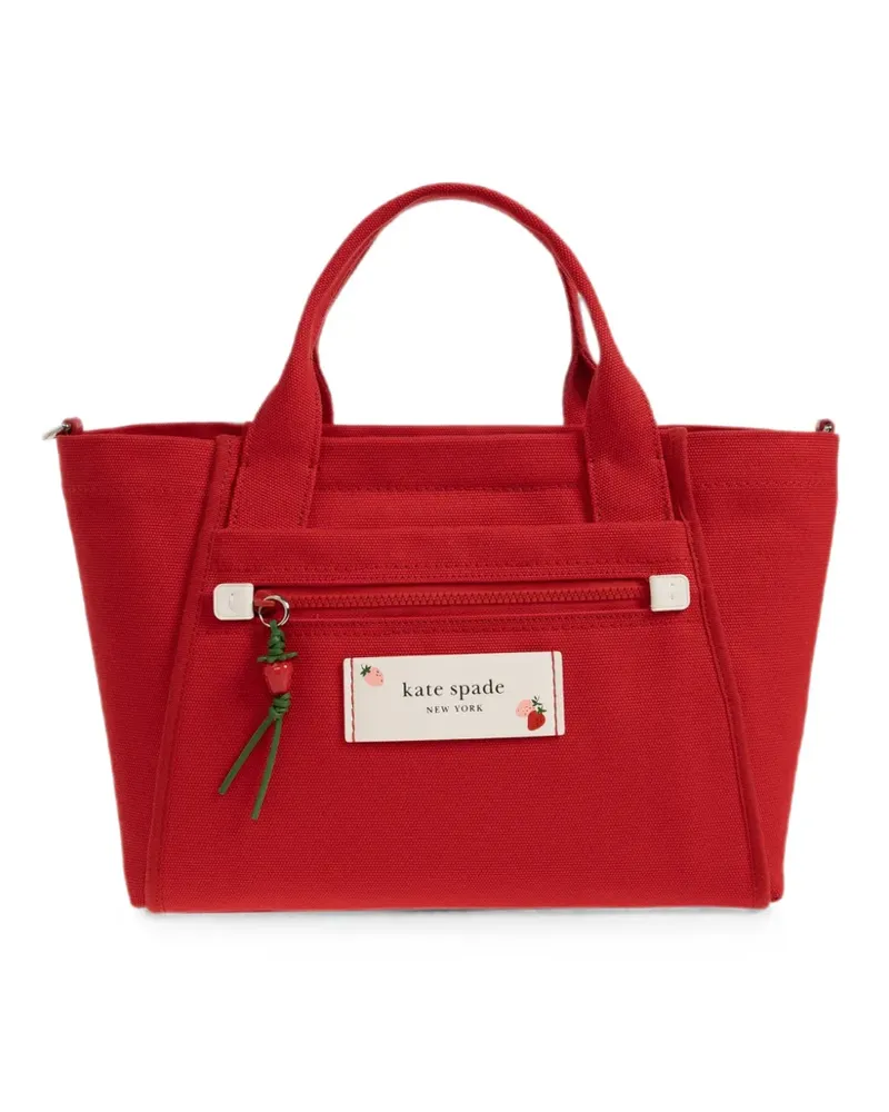 Kate Spade Dash logo-patch tote bag - Rot Rot
