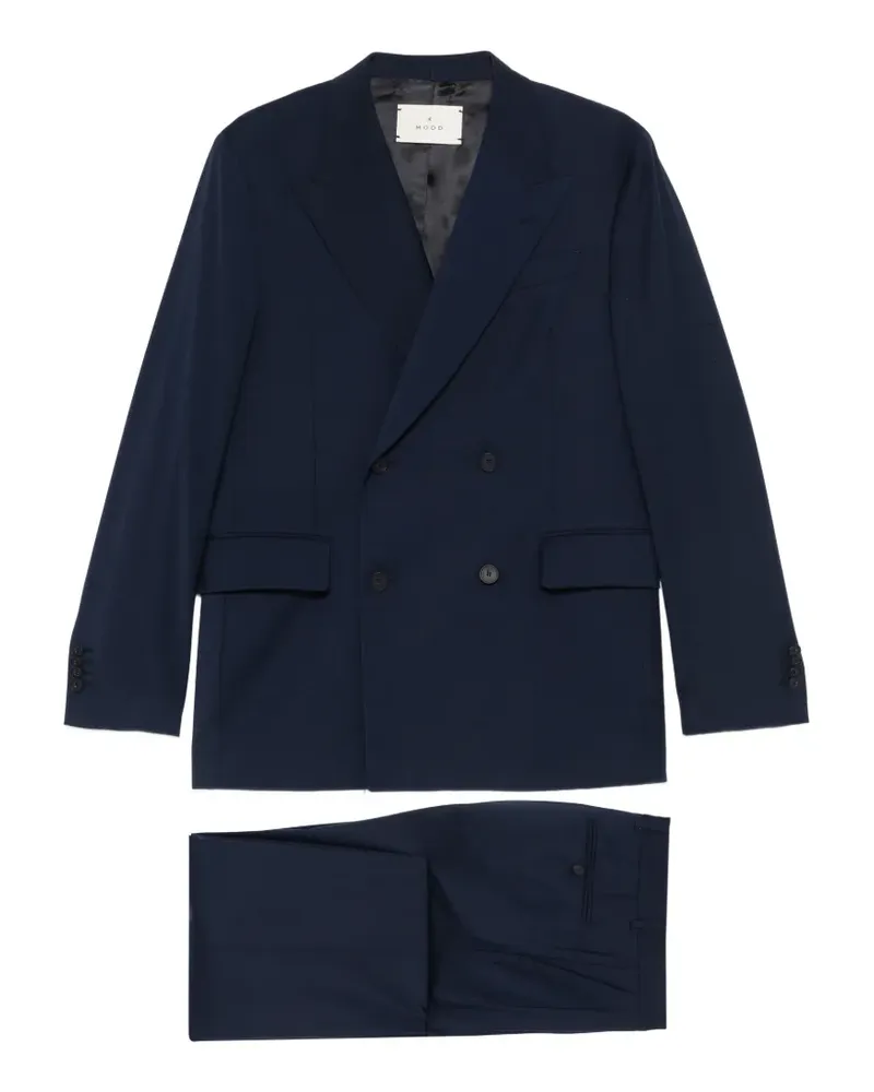 Manuel Ritz double-breasted suit - Blau Blau