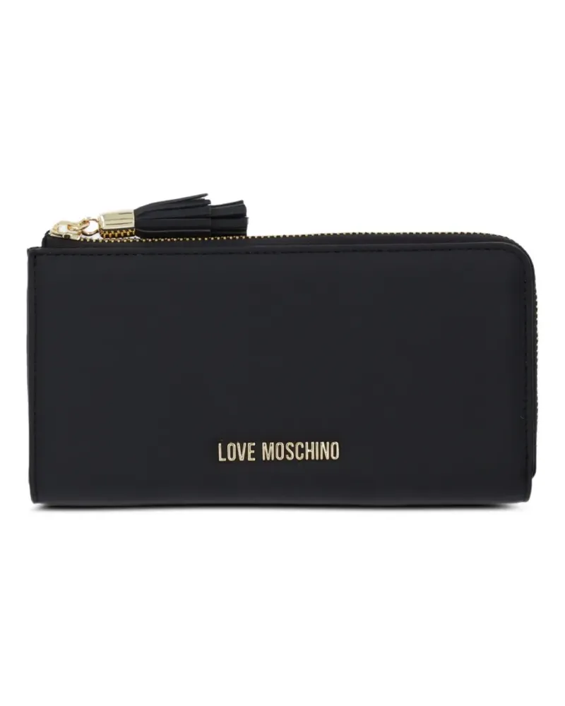 Moschino tassel-detail wallet - Schwarz Schwarz