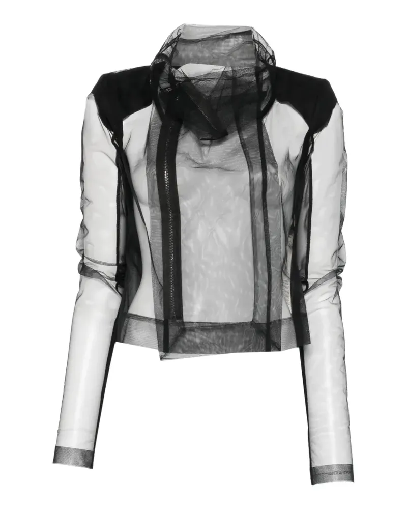 Rick Owens Classic Biker long-sleeved jacket - Schwarz Schwarz