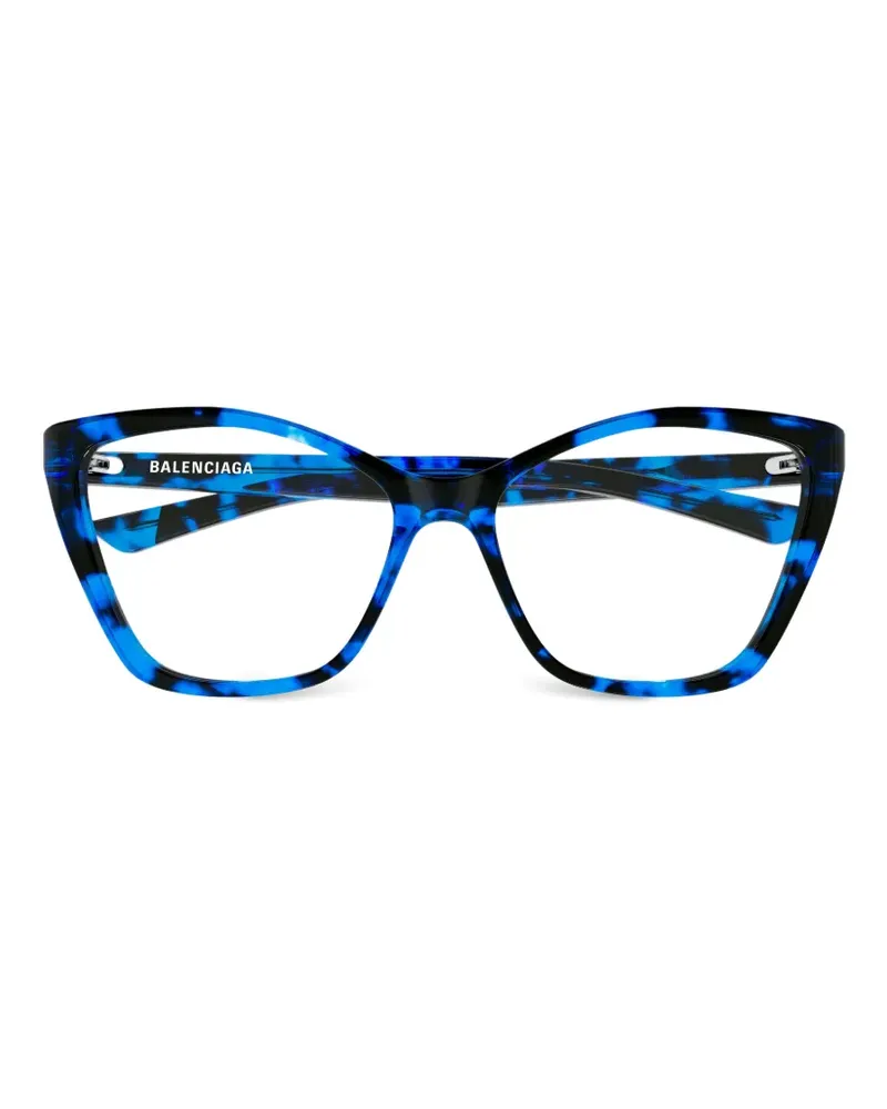 Balenciaga Brille mit Cat-Eye-Gestell - Blau Blau