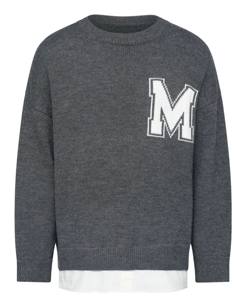 Maison Margiela Sweatshirt mit Rundhalsausschnitt - Grau Grau