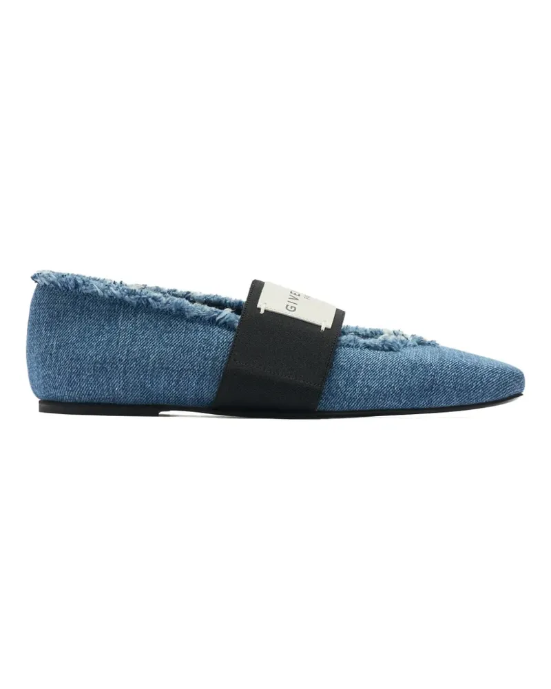 Givenchy Ballerinas mit eckiger Kappe - Blau Blau