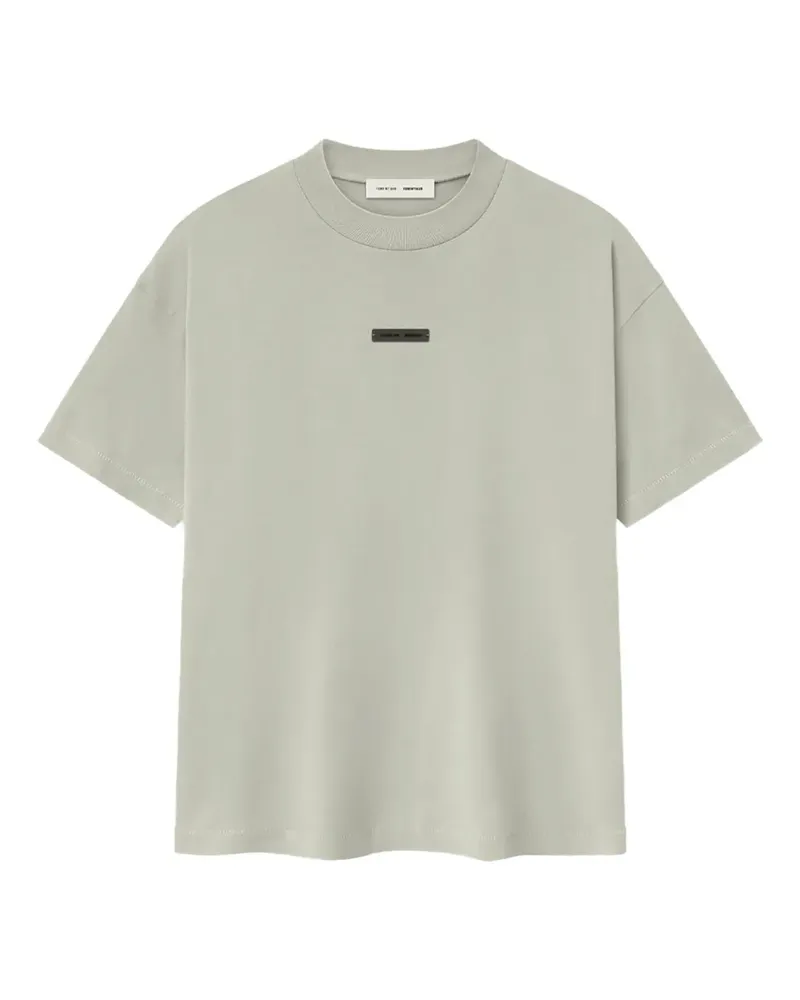 Fear of God T-Shirt mit Logo-Applikation - Grau Grau