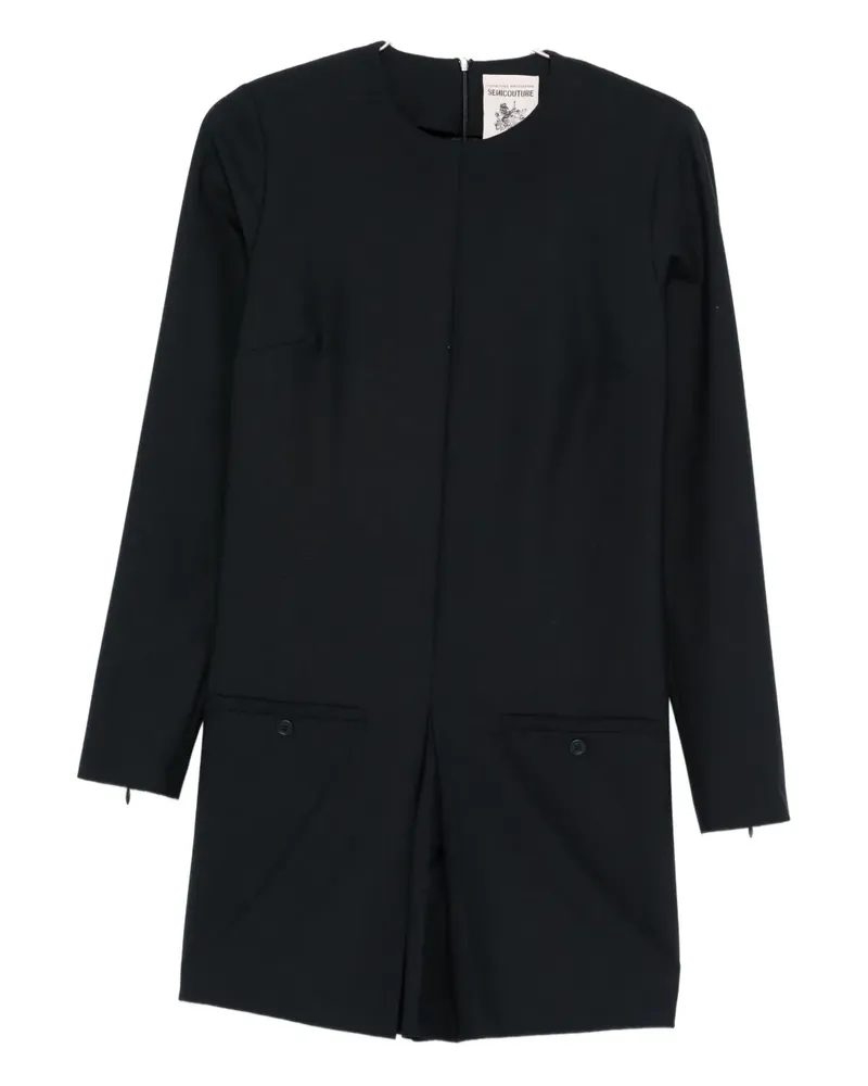 Semicouture tailored playsuit - Blau Blau