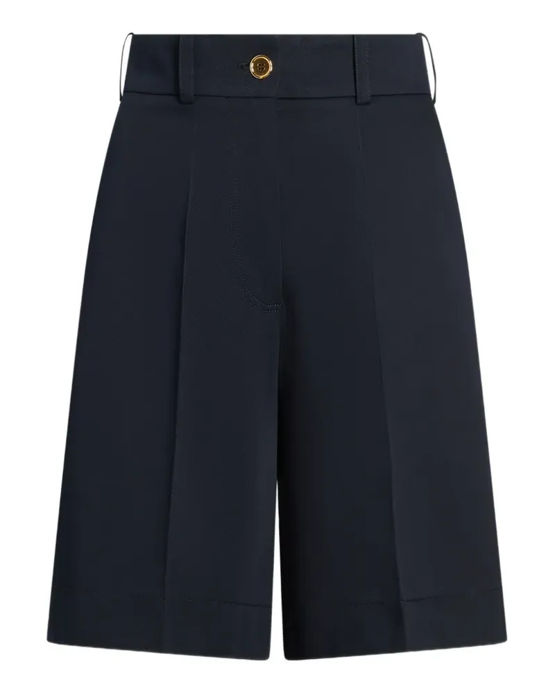 Patou Bermudas mit Falten - Blau Blau