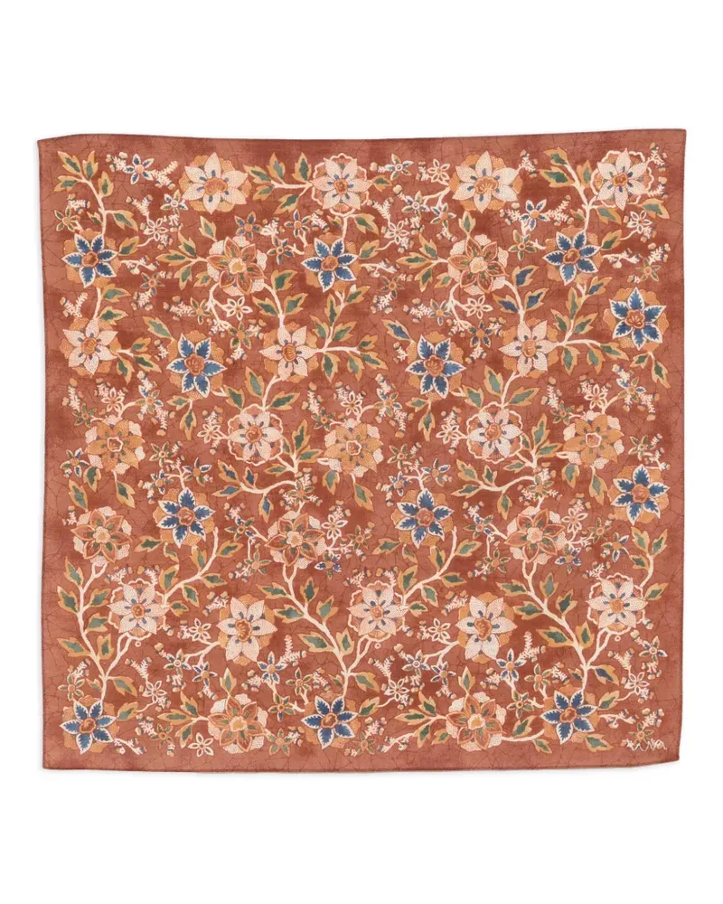 Visvim floral-print scarf - Braun Braun