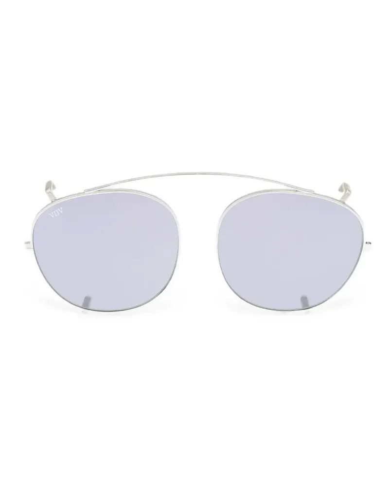 OAMC pilot-frame clip-on sunglasses - Silber Silber