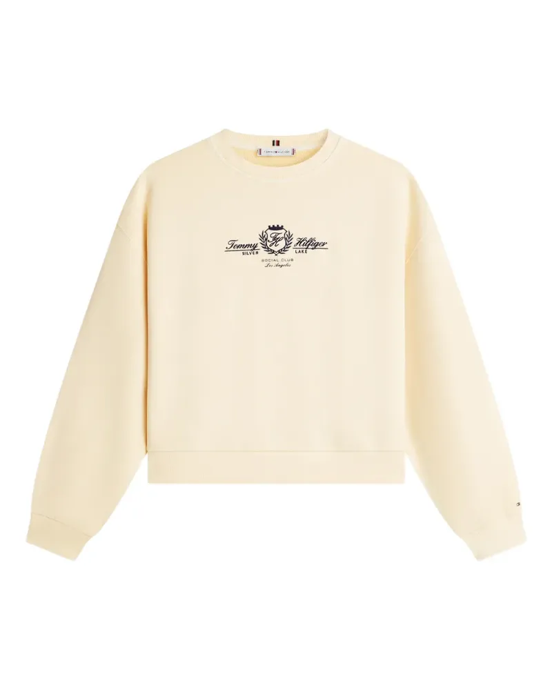 Tommy Hilfiger logo-motif sweatshirt - Gelb Gelb