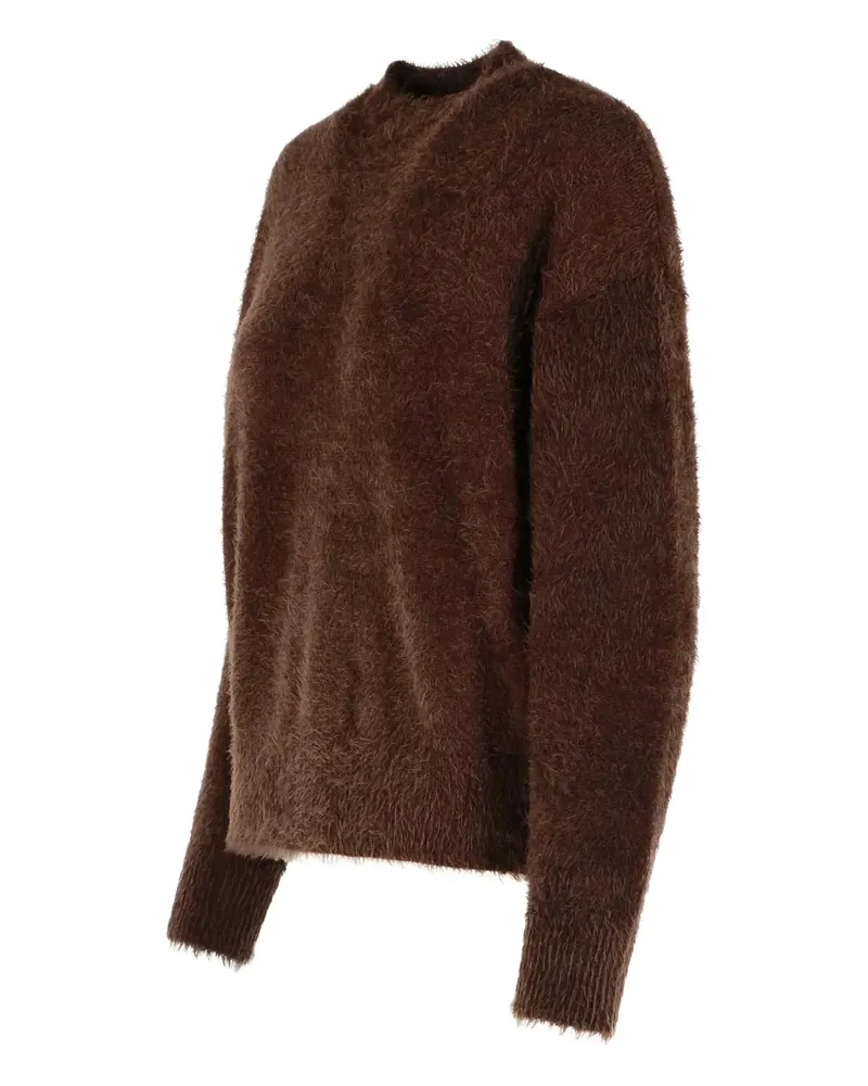 Moschino Pullover mit rundem Ausschnitt - Braun Braun