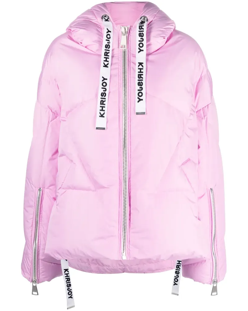 KHRISJOY Gefütterte Khris Iconic Jacke - Rosa Rosa