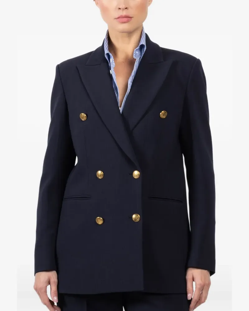 Seafarer Doppelreihiger Blazer - Blau Blau