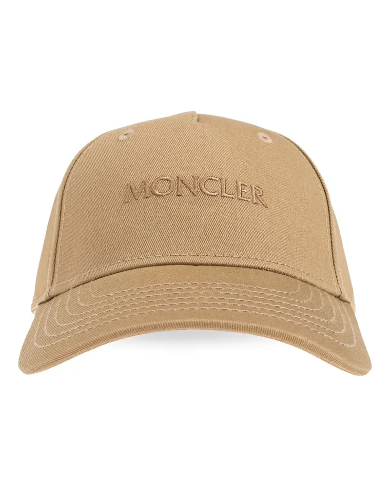 Moncler Baseballkappe mit Logo-Stickerei - Nude Nude