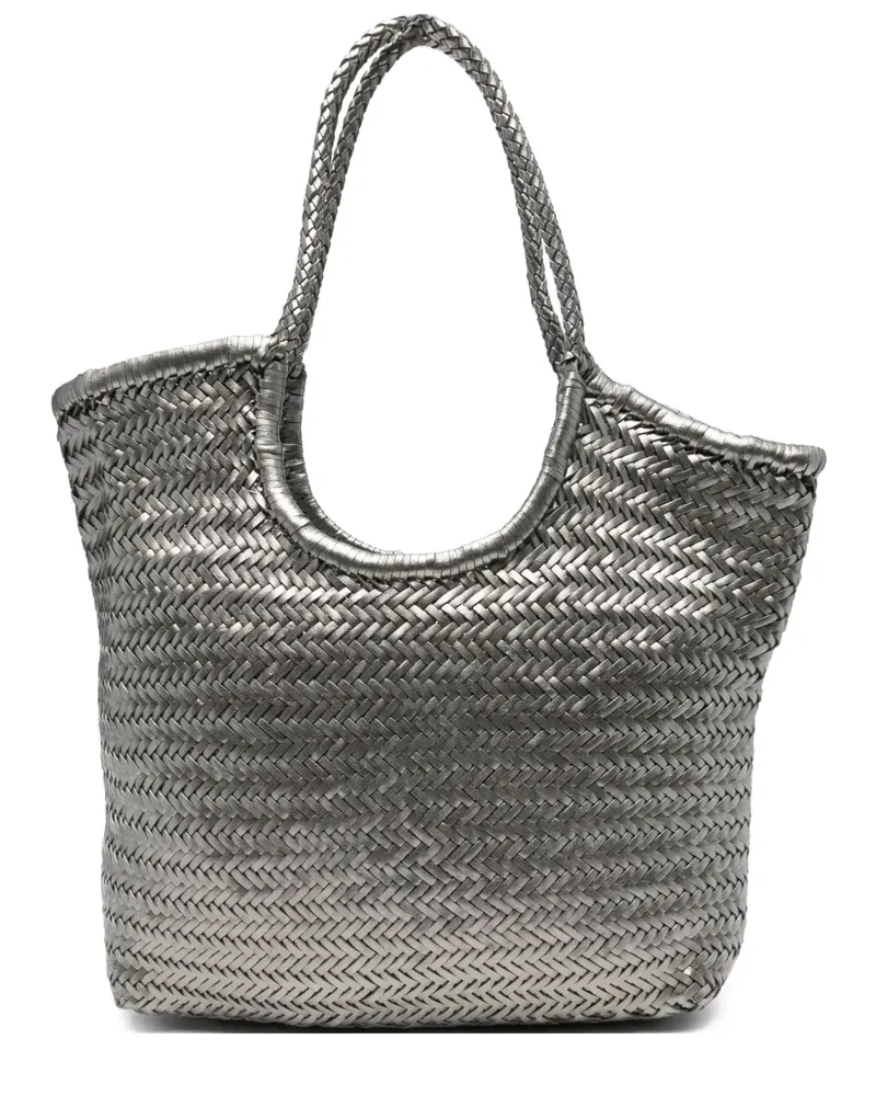 Dragon Diffusion Gewebter Diagonal Tote Bag - Grau Grau
