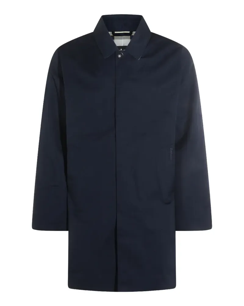 Barbour single-breasted coat - Blau Blau